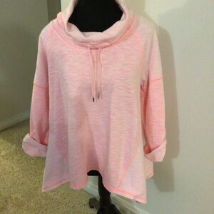 Calvin Klein peachy pink athletic top in large